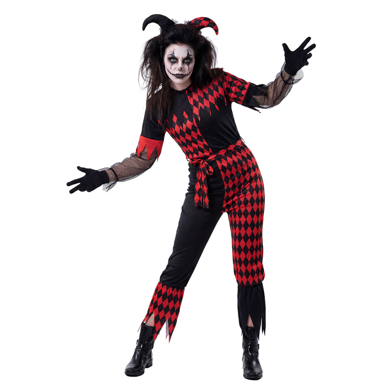 Déguisement Arlequin Maléfique femme