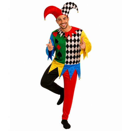 Déguisement Arlequin Poker adulte