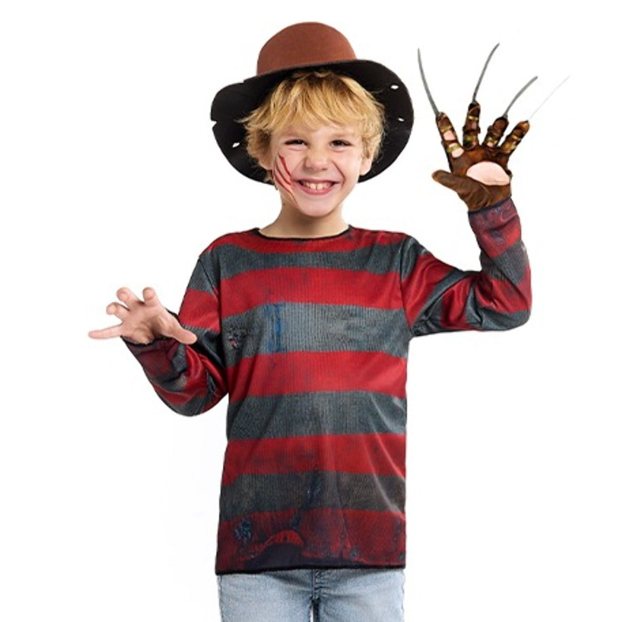 Déguisement de tueur Freddy pour enfant