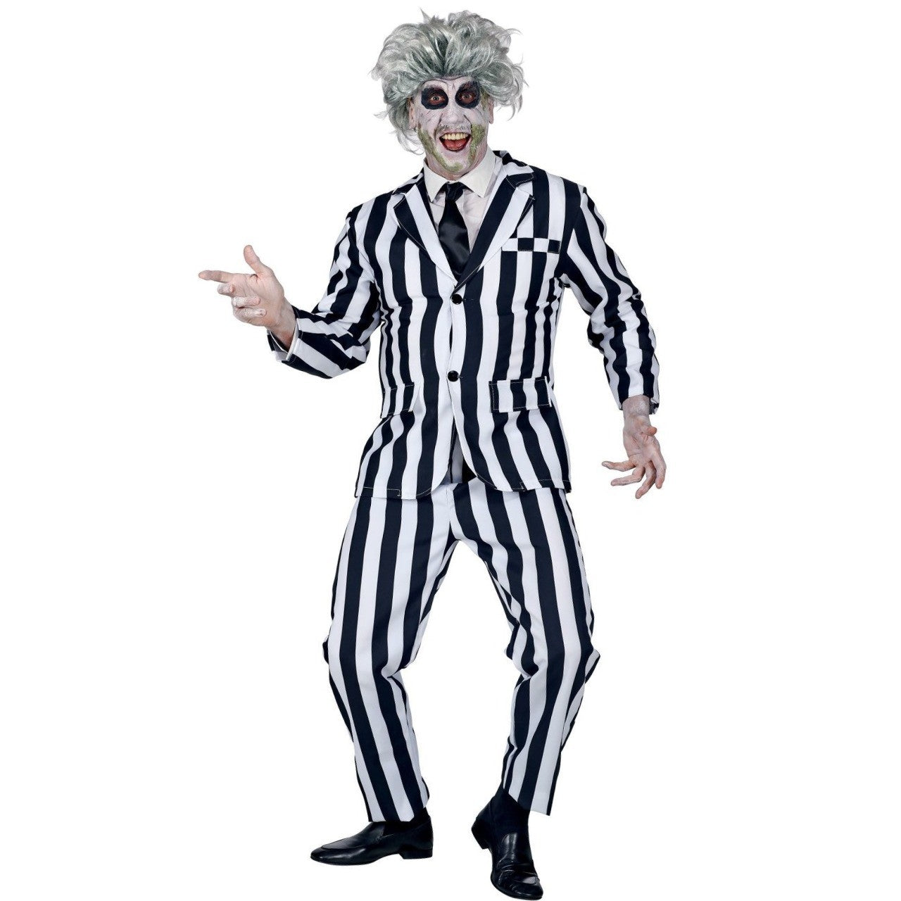 Déguisement de Fantôme à Rayures Bicolore pour homme