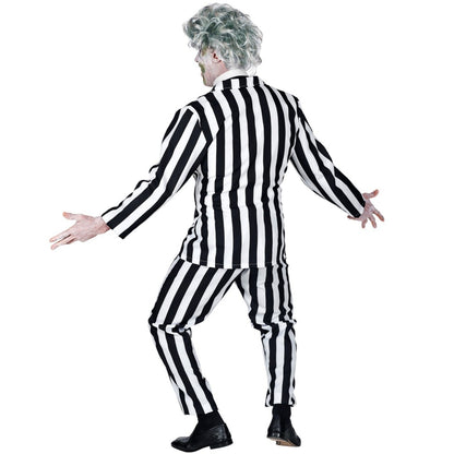 Déguisement de Fantôme à Rayures Bicolore pour homme