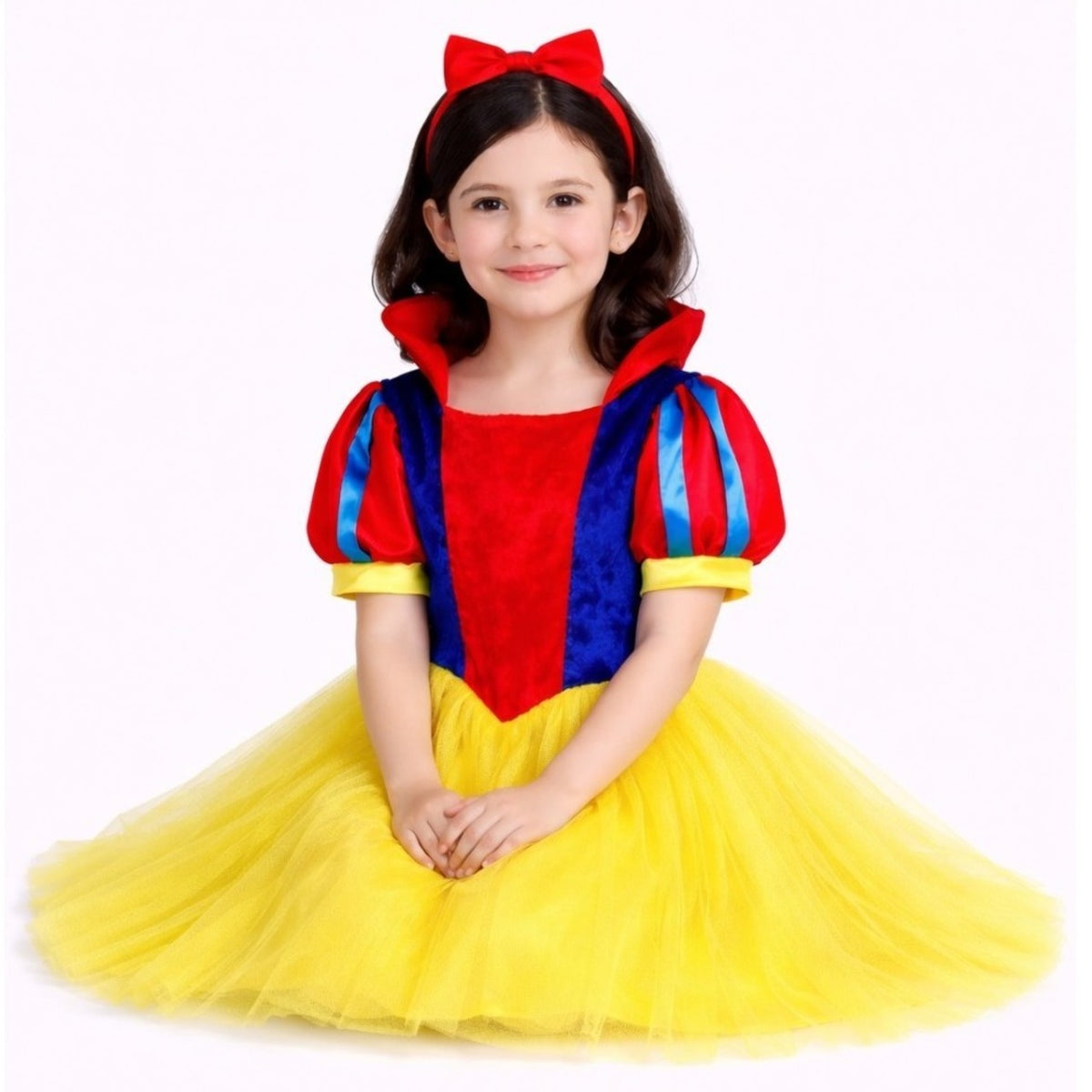 Déguisement Blanche-Neige Deluxe fille