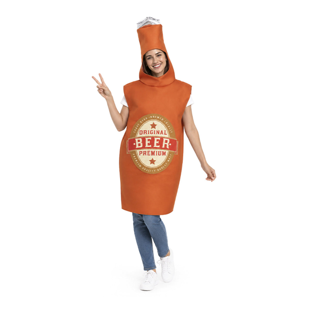 Déguisement de petite bouteille de bière Beer pour adulte