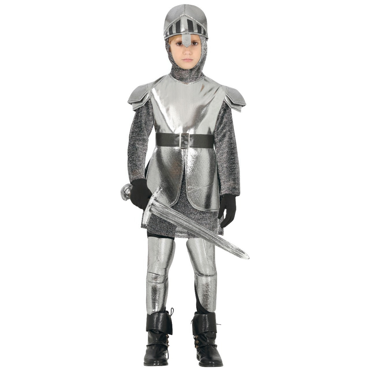 Déguisement Chevalier Médiéval Argent pour enfant