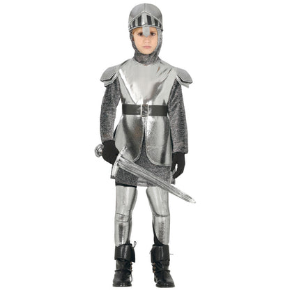 Déguisement Chevalier Médiéval Argent pour enfant