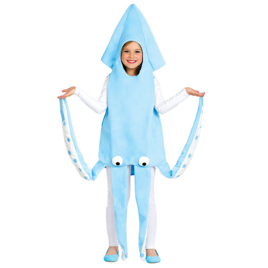 Déguisement Calamar Bleu enfant