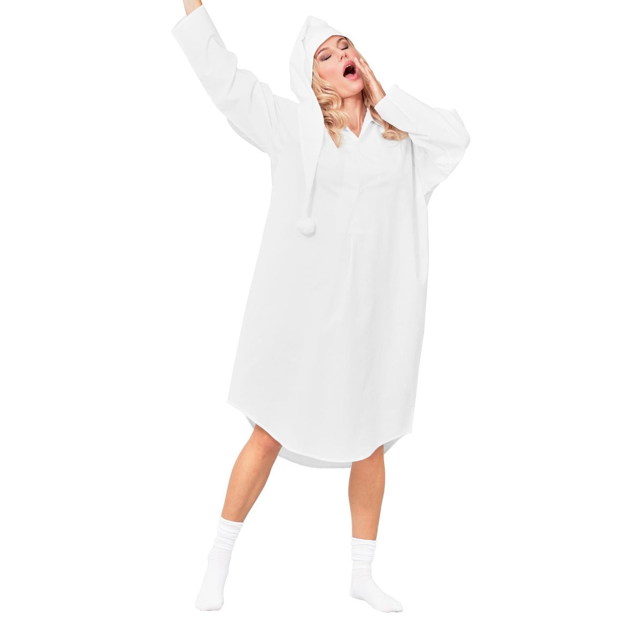 Déguisement de chemise de nuit vintage pour adulte