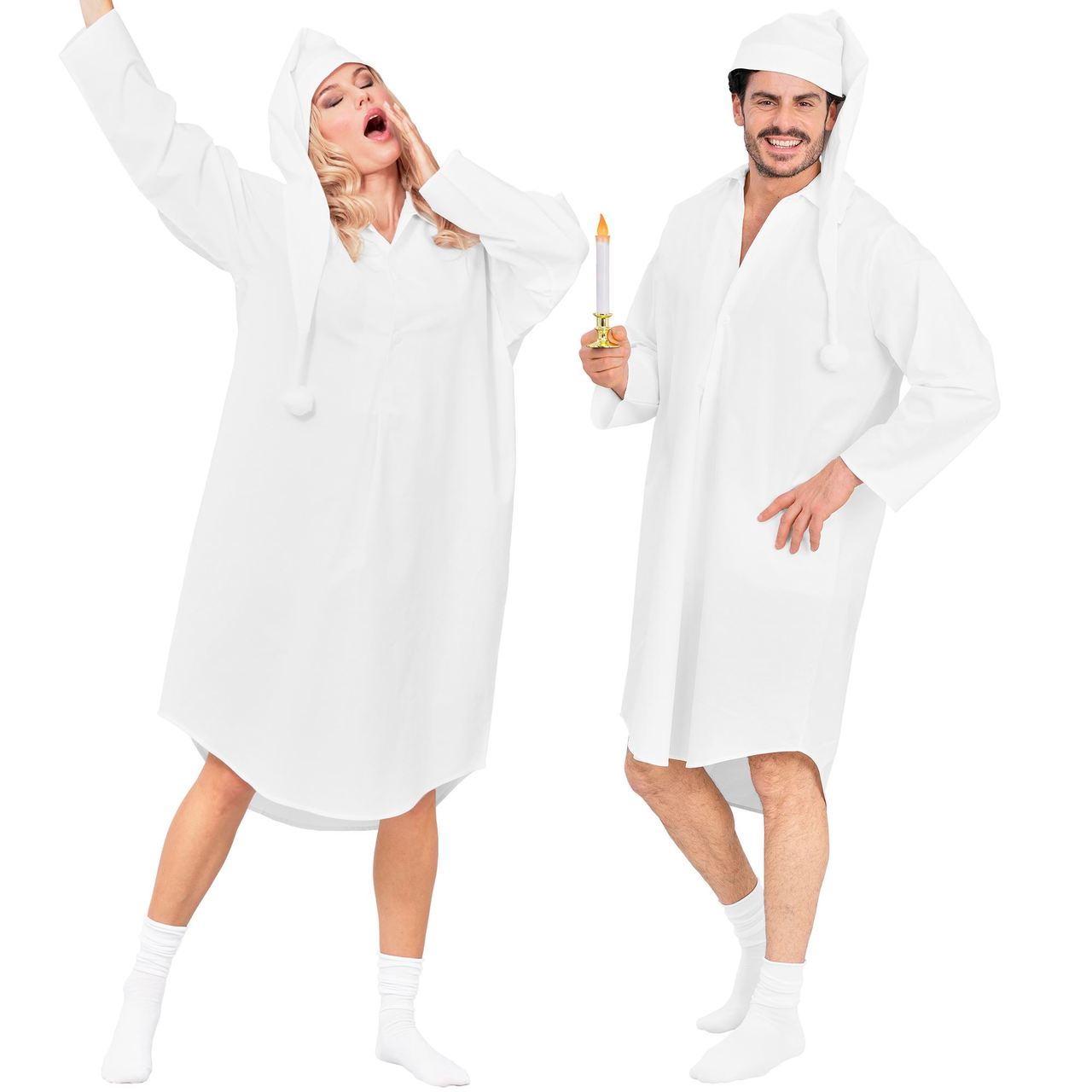 Déguisement de chemise de nuit vintage pour adulte