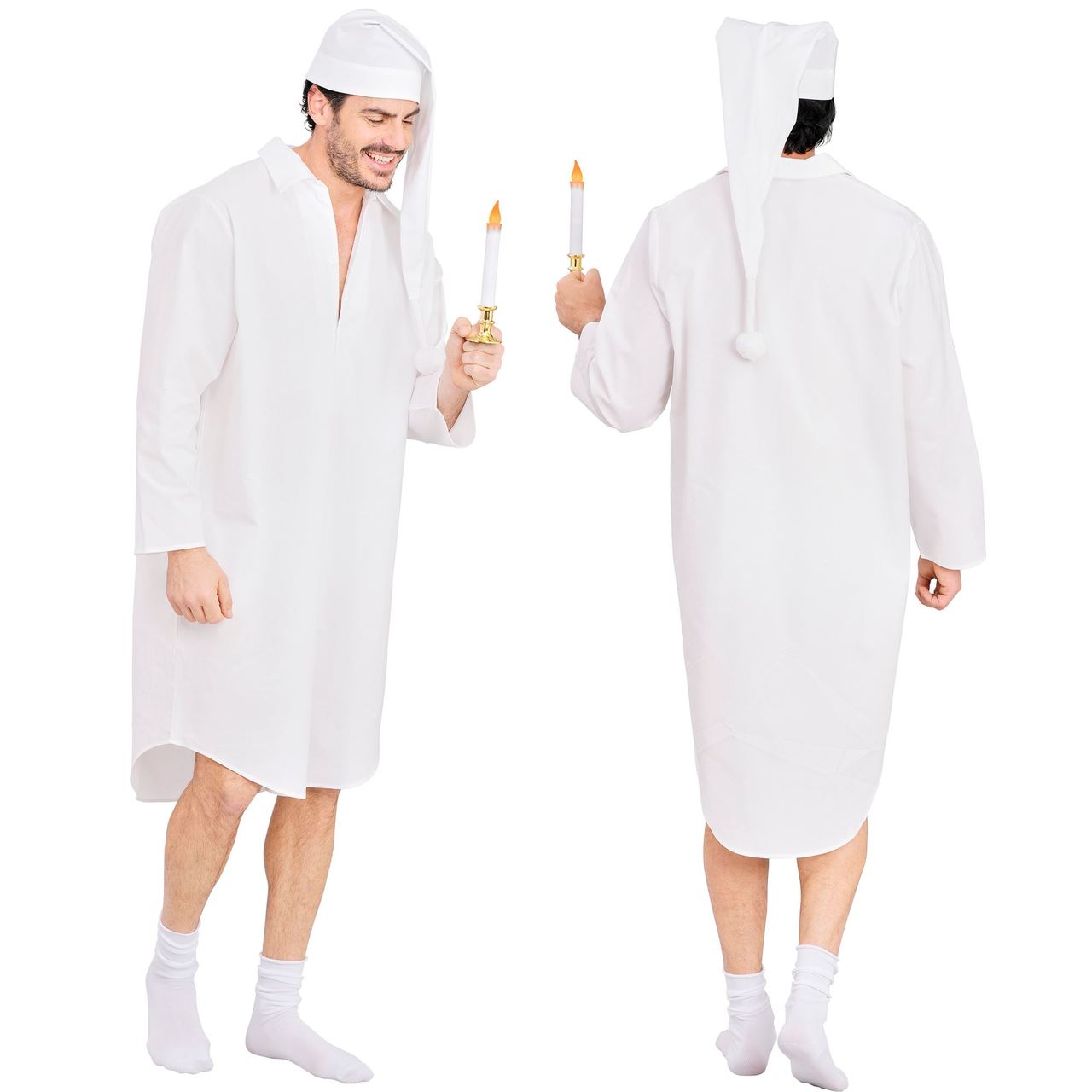 Déguisement de chemise de nuit vintage pour adulte