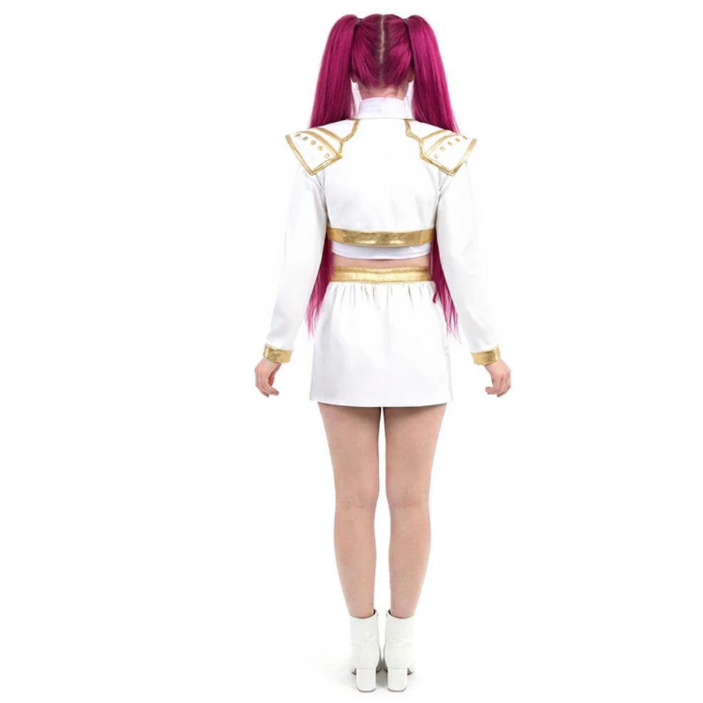 Déguisement de Chanteuse K-Pop Blanche Deluxe pour femme