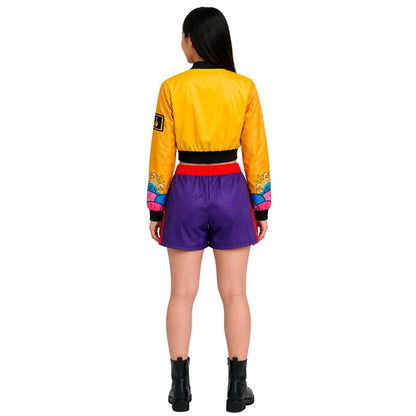 Déguisement de chanteuse K-Pop lilas éco pour femme