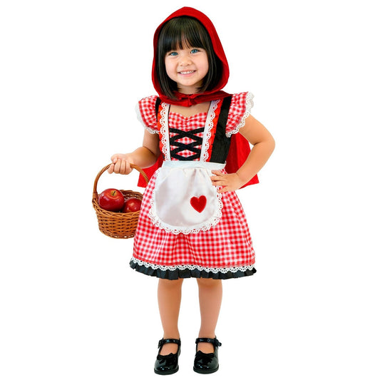 Déguisement Petit Chaperon Rouge Cœur bébé