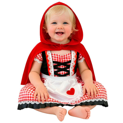 Déguisement de Petit Chaperon Rouge Cœur pour bébé