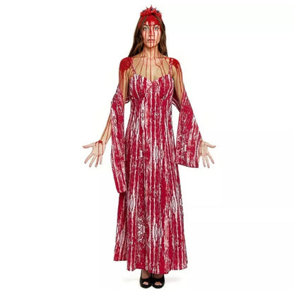 Déguisement de Carrie Reine du Bal Sanglant pour femme