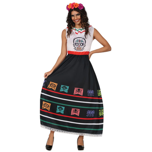 Déguisement Catrina Colorée femme
