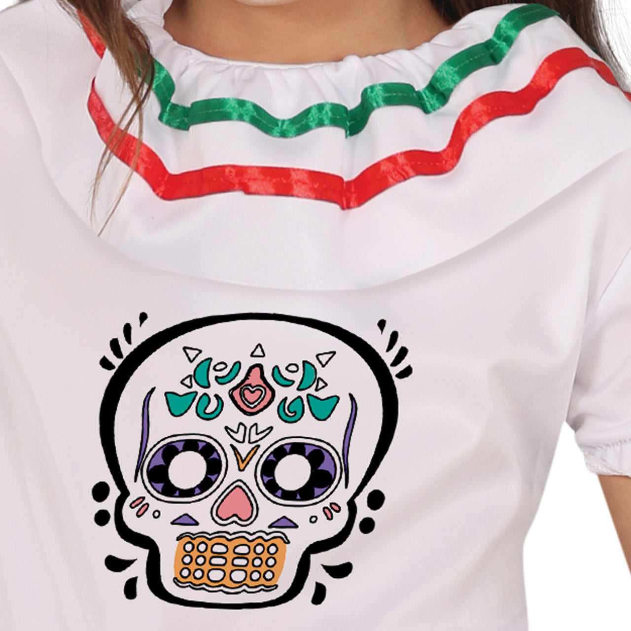 Déguisement Catrina Colorée fille