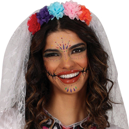 Déguisement de Catrina Mariée Blanche pour femme