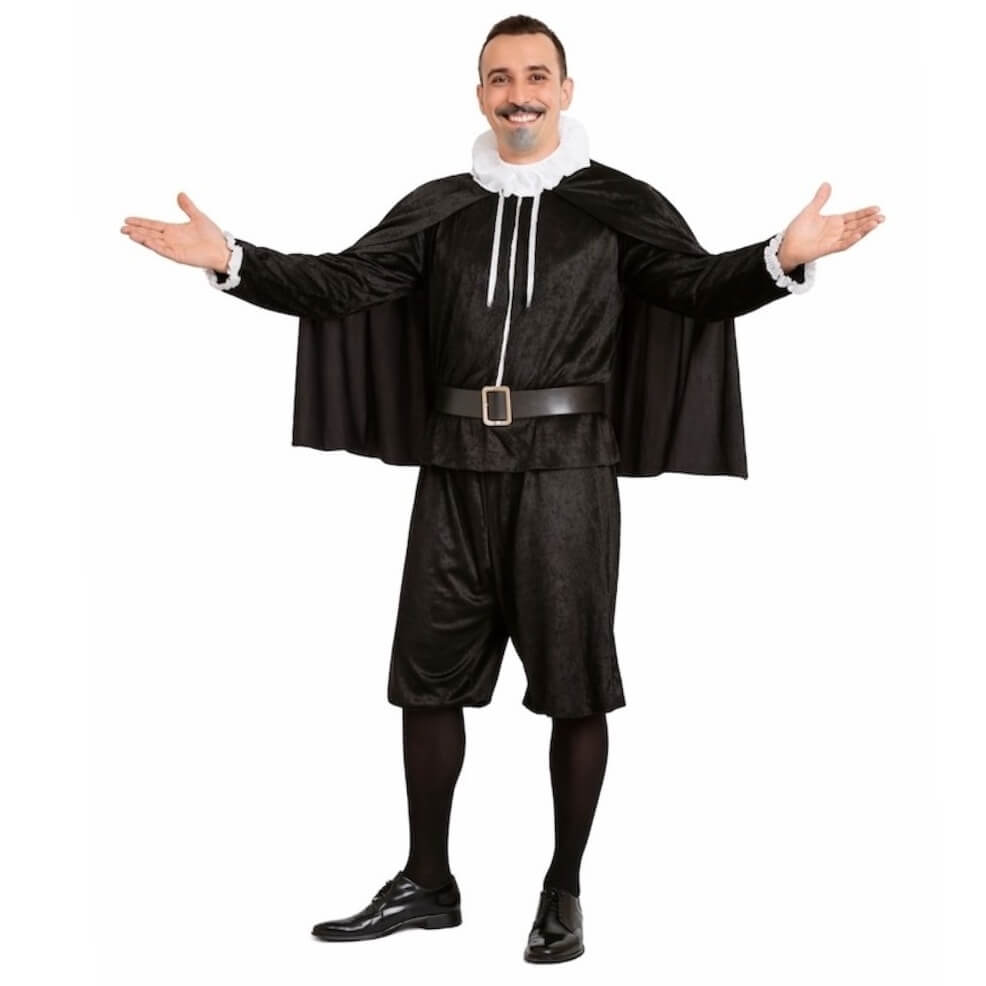 Déguisement Cervantes Noir adulte