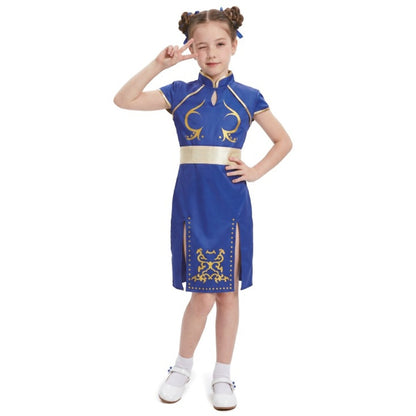 Déguisement de Chun-Li de Street Fighter pour fille