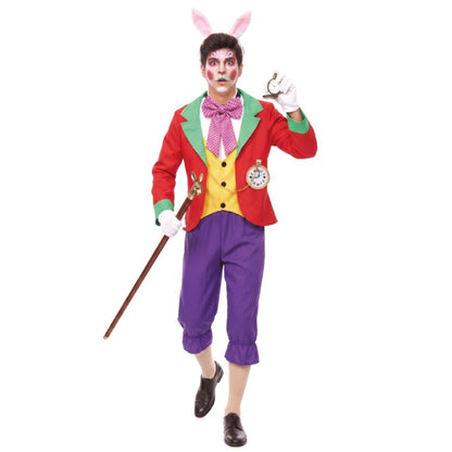 Déguisement de Lapin d'Alice amusant pour homme