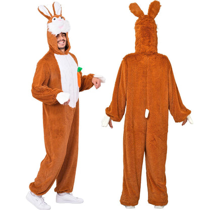 Déguisement de Lapin Peluche pour adulte