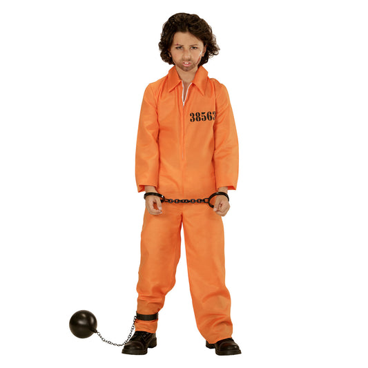 Déguisement de Convict Orange pour enfant
