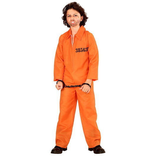 Déguisement de Convict Orange pour enfant