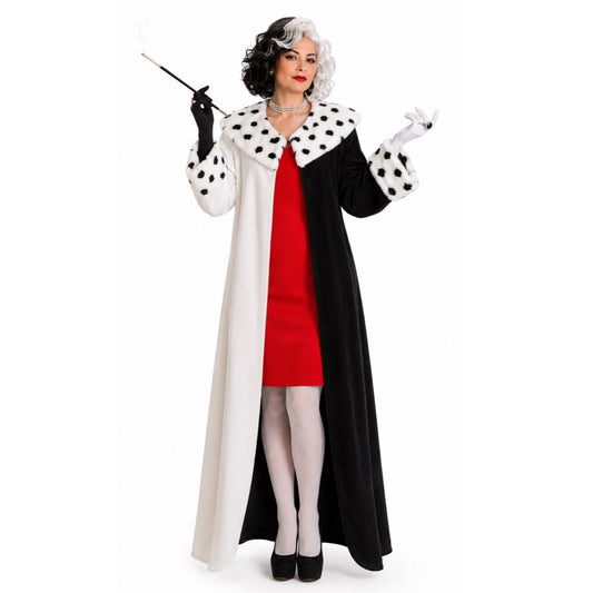 Déguisement Cruella Manteau femme