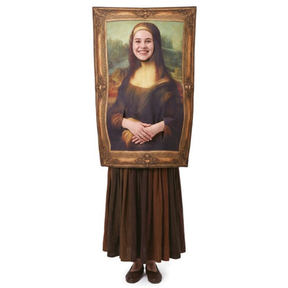 Déguisement de Tableau Mona Lisa pour adulte