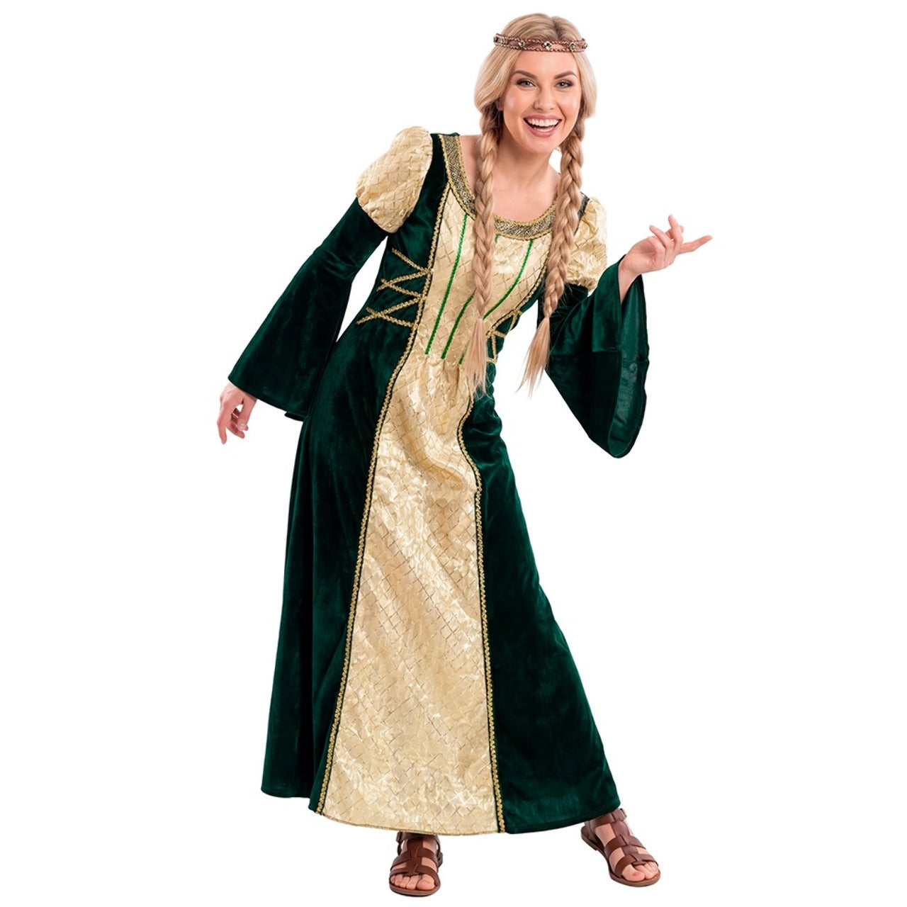 Déguisement Dame Médiévale Esmeralda femme