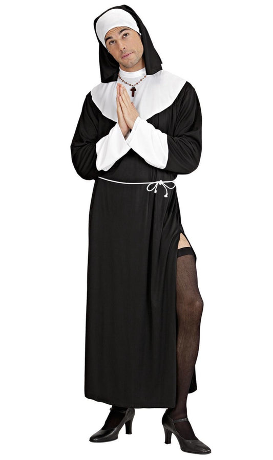 Déguisement Nonne Soeur Carmelo homme