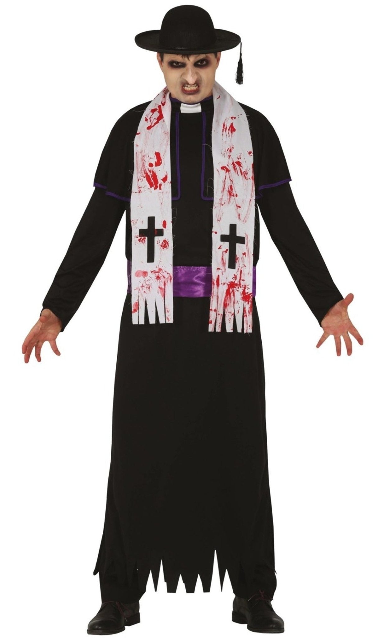 Déguisements de couples de Zombies Religieux 