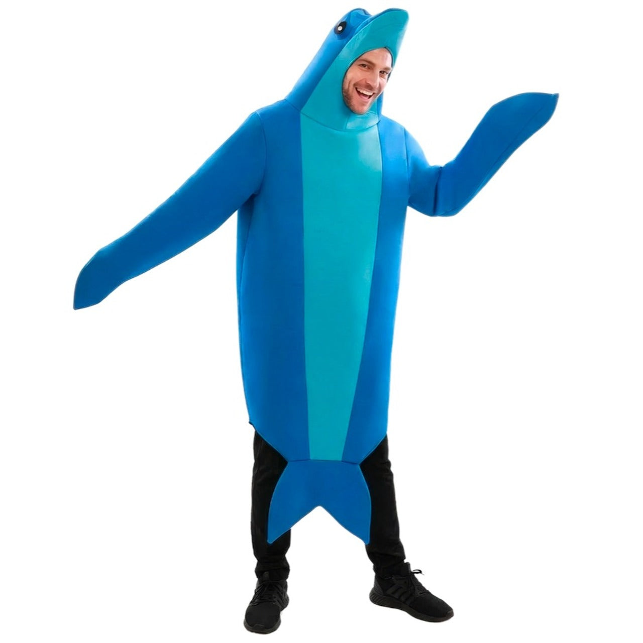 Déguisement Dauphin Bleu adulte