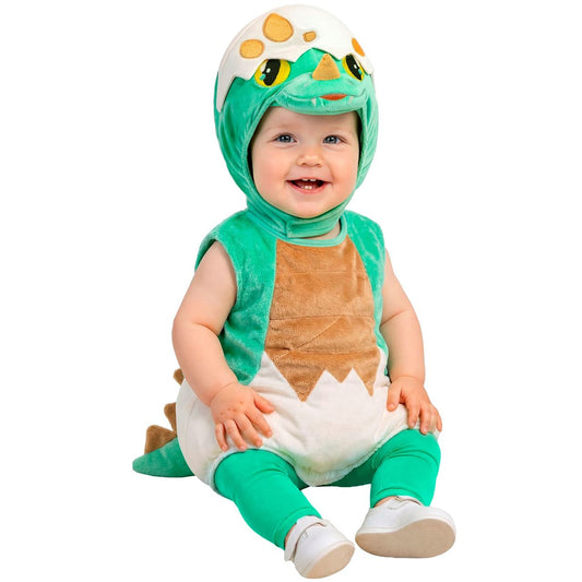 Déguisement Dinosaure Vert Coquille bébé