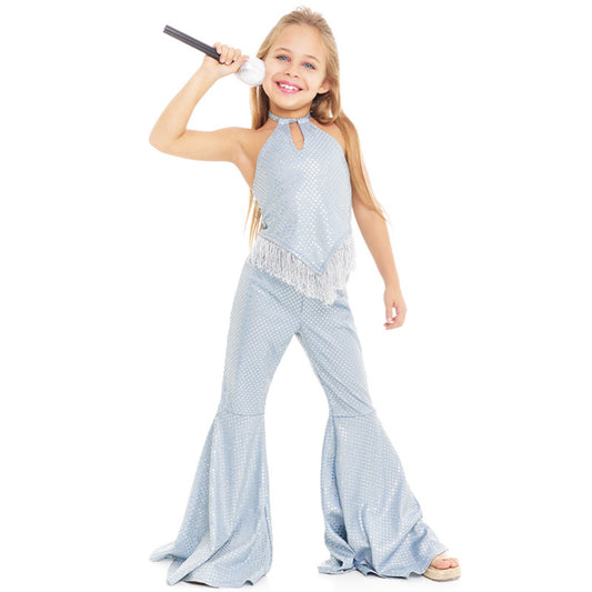 Déguisement Disco à Franges pour Fille