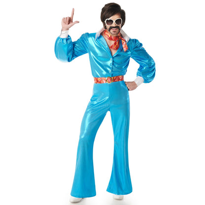 Déguisement Disco Floral Années 70 pour homme
