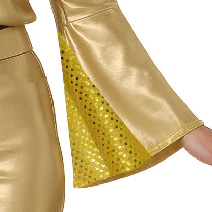 Déguisement Disco Gold pour femme