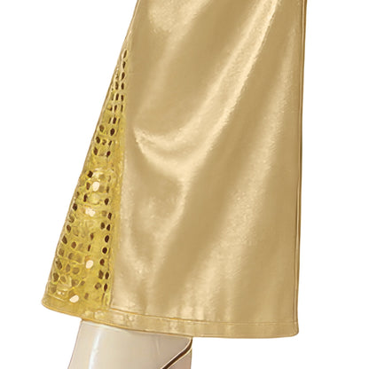 Déguisement Disco Gold pour femme