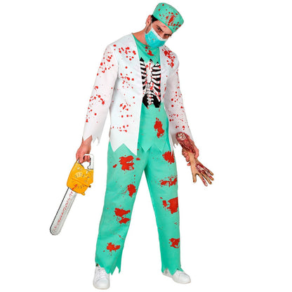 Déguisement de docteur zombie pour homme