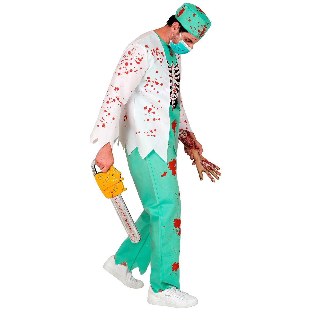 Déguisement de docteur zombie pour homme