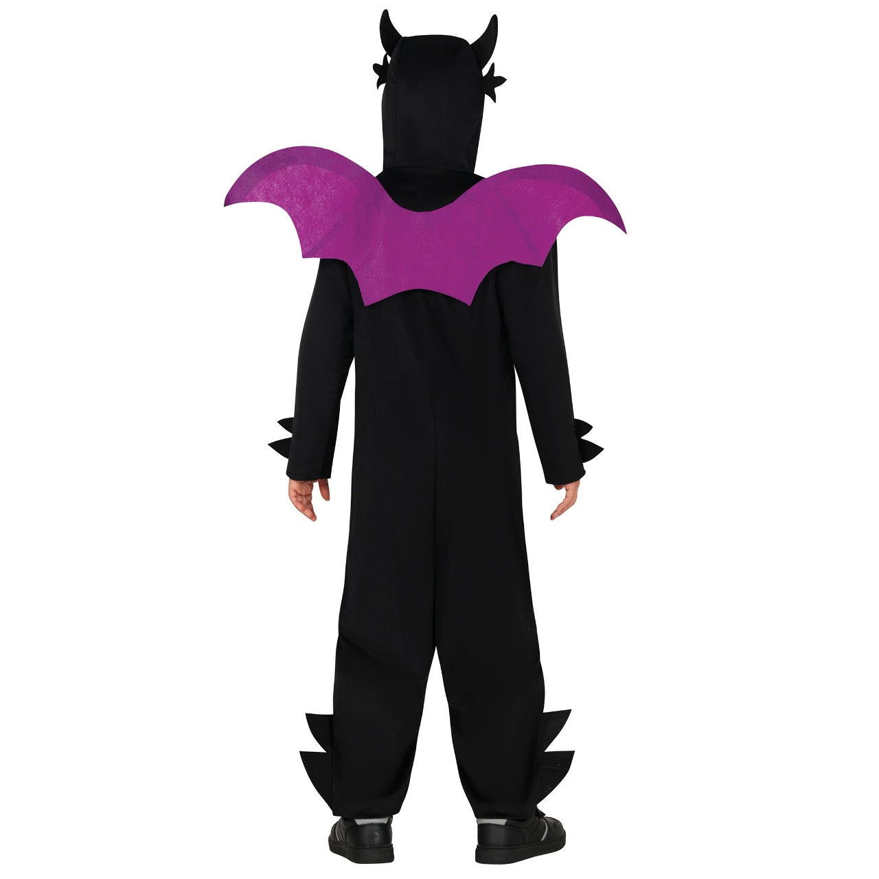 Déguisement de Dragon Noir Ailes enfant