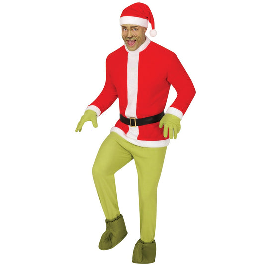 Costume d'Elfe Grinch pour adultes