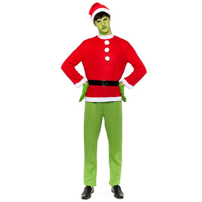 Déguisement de lutin Grinch éco pour homme