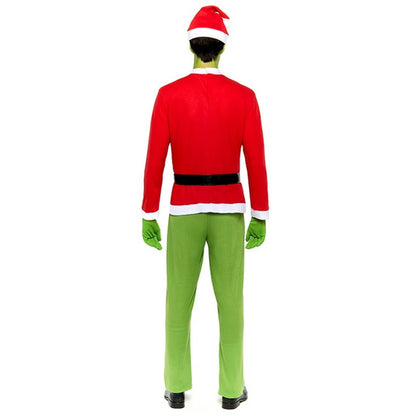 Déguisement de lutin Grinch éco pour homme