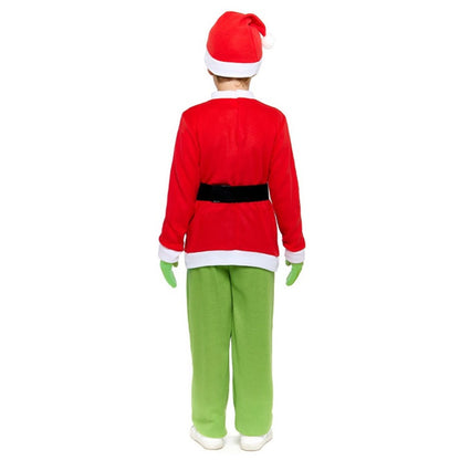 Déguisement de lutin Grinch éco pour enfant