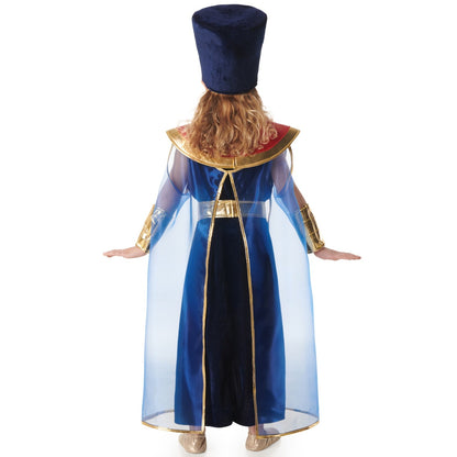Déguisement d'Égyptienne Pharaonne Bleue pour fille