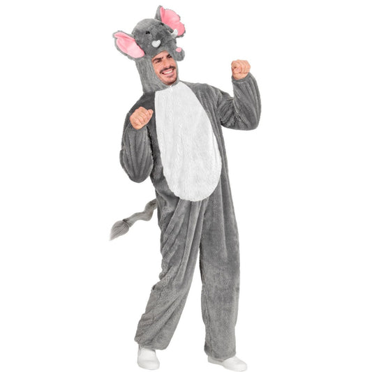 Déguisement Éléphant Peluche pour adulte