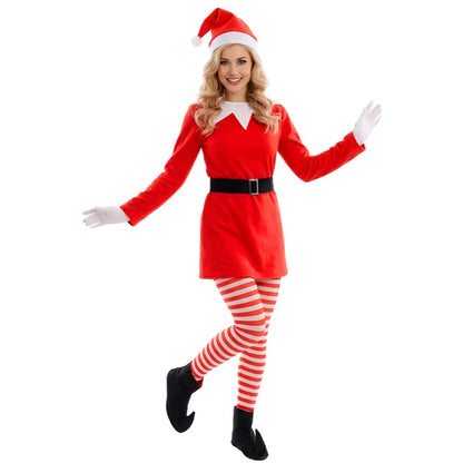 Déguisement Lutin Amusante de Noël femme