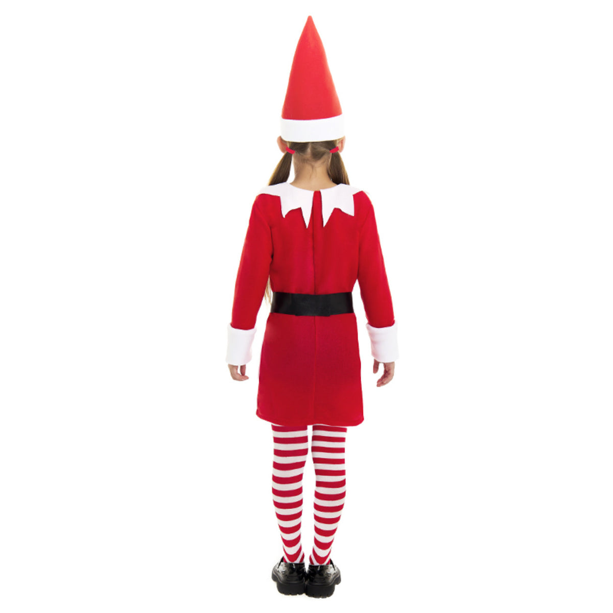 Déguisement d’elfe de Noël rouge pour fille