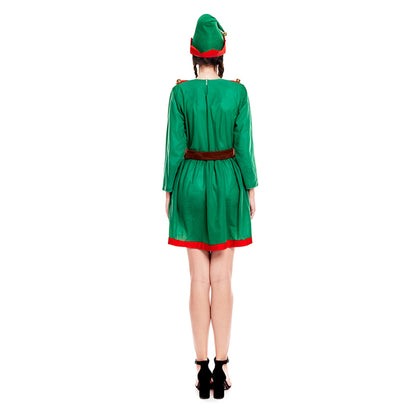 Déguisement d’elfe de Noël pour femme